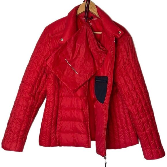 Tommy Hilfiger Women’s Lightweight Packable Down Puffer Jacket - Picture 2 of 6